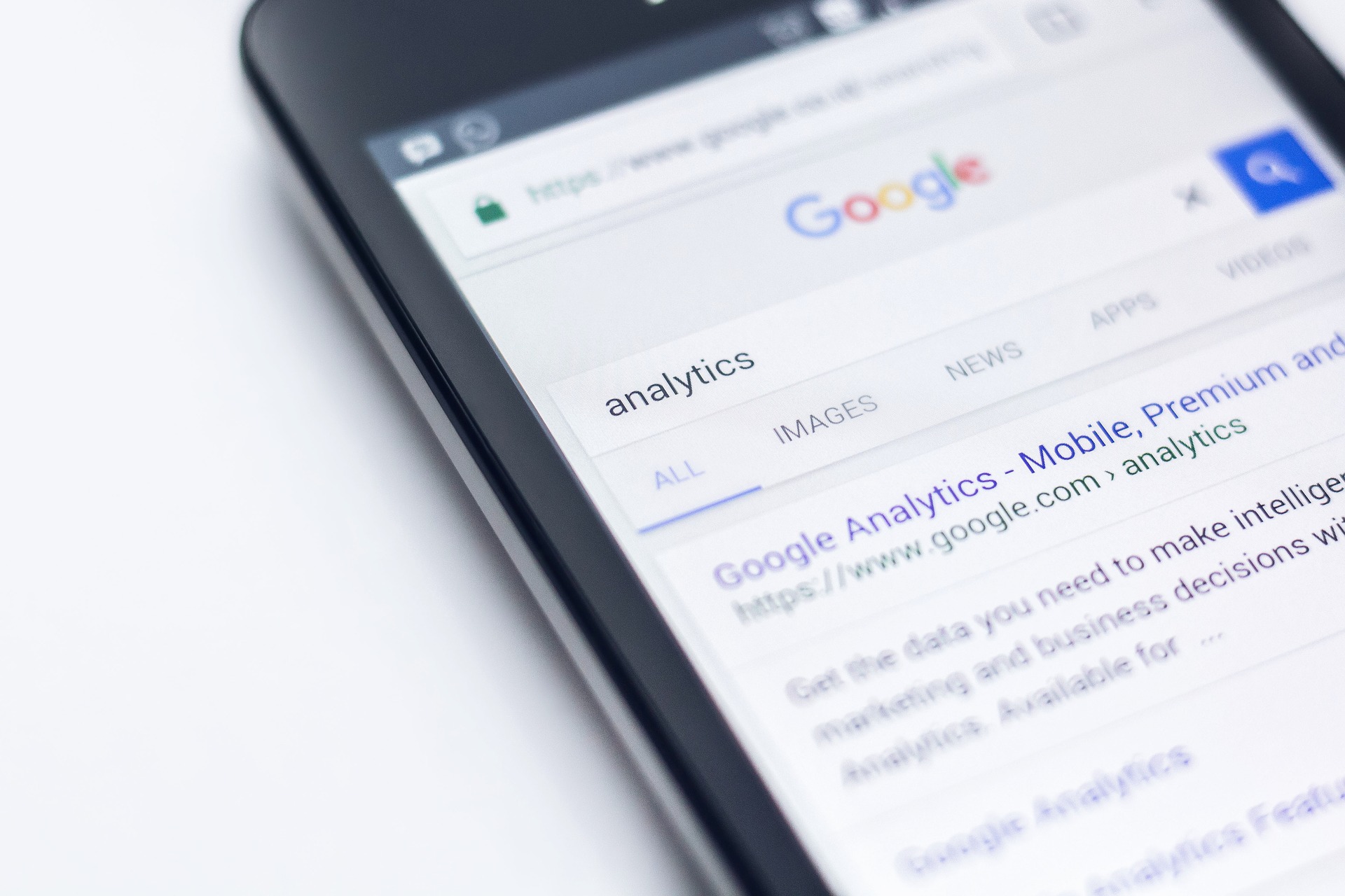 Google analytics on mobile phone